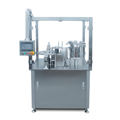 Apparecchiatura di inserimento rotativo automatico per siringhe Macchina di riempimento liquido per siringhe ad alta efficienza