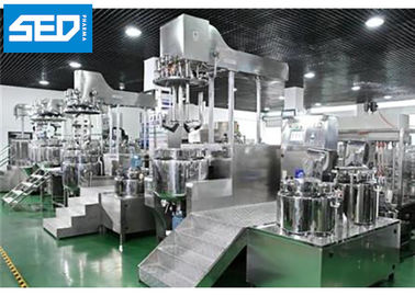 Miscelatore d'emulsione di sollevamento idraulico di vuoto della macchina di fabbricazione dell'unguento di Skincare