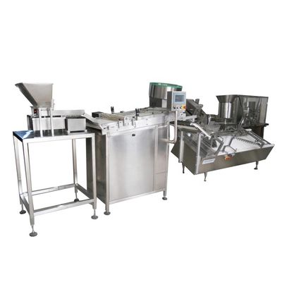 Macchina di riempimento di tubi per compresse effervescenti orizzontali completamente automatica