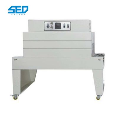 Macchina imballatrice automatica di acciaio inossidabile di SED-50RS 1800~3000pack/h con il tunnel di riscaldamento elettrico degli strizzacervelli