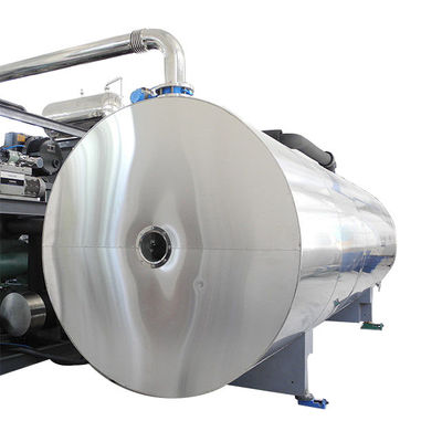 500Kgs per tipo orizzontale CE del cilindro della macchina asciutta industriale della gelata della grande capacità in lotti ha approvato