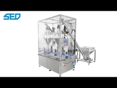 Macchine di riempimento automatico a polvere a doppia testa lineare in acciaio inossidabile