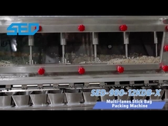 SED-980-12KDB-X Macchina per imballaggio di sacchetti con bastoncini a più corsie