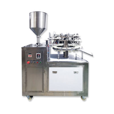 Macchina semiautomatica ad alta efficienza per riempire e sigillare tubi di alluminio