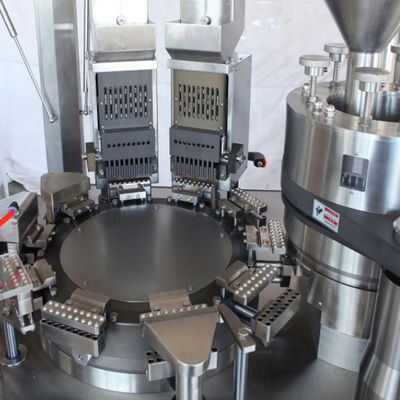 Macchina di rifornimento completamente automatica della capsula di controllo dello SpA con il touch screen di marca della Germania Siemens