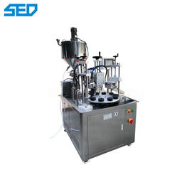 Macchina semiautomatica di riempimento e sigillamento di tubi di plastica con controllo PLC