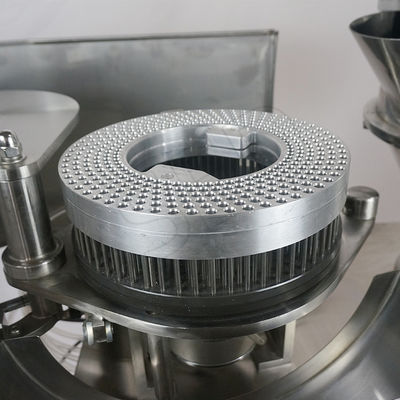 Macchina semiautomatica di riempimento di capsule di granuli di polvere con controllo PLC