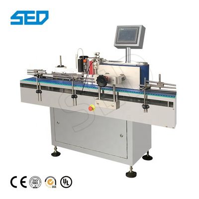 Macchina di etichettatura automatica per bottiglie rotonde di plastica
