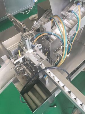 Macchina di riempimento di tubi per compresse effervescenti orizzontali completamente automatica