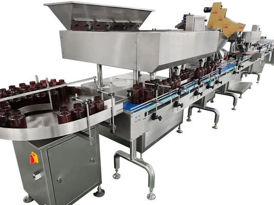Macchina di conteggio delle capsule di gomma da masticare completamente automatica con 32 passaggi