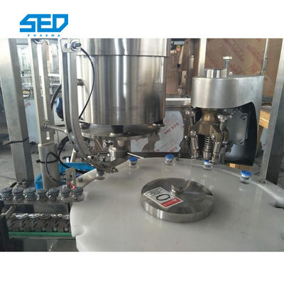 Macchina di copertura automatica a testa singola regolabile per bottiglie di vetro e plastica